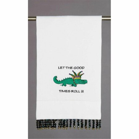 TARIFA 14 x 22 in. Let the Good Times Roll GT Kitchen Towel, 4PK TA3691862